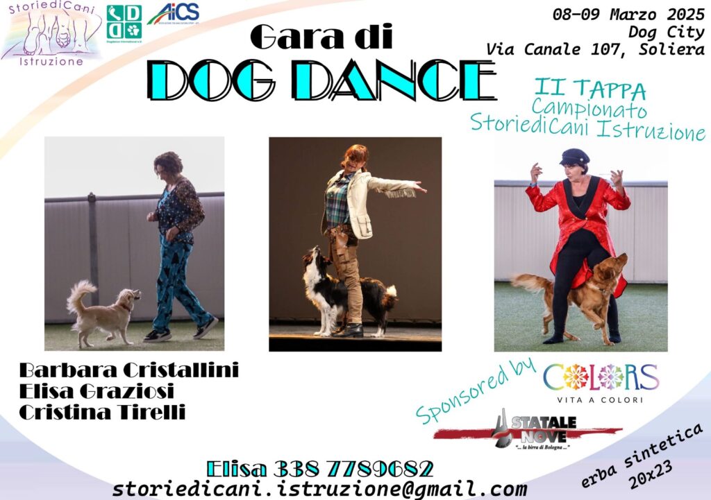 Gara di Dog Dance StoriediCani Istruzione – II Tappa